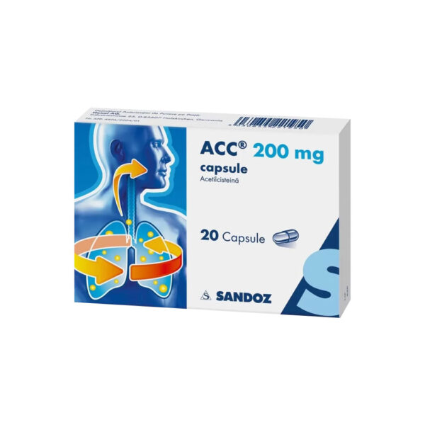 ACC 200 mg, 20 capsule, Sandoz
