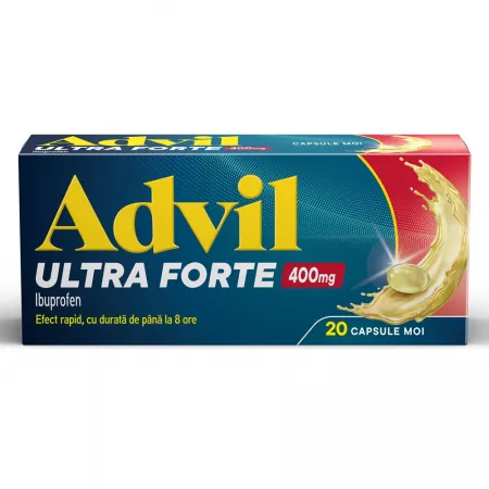 Advil Ultra Forte, 400 mg, 20 capsule, GSK