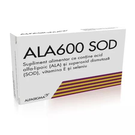 Ala 600 SOD, 20 comprimate, Alfasigma