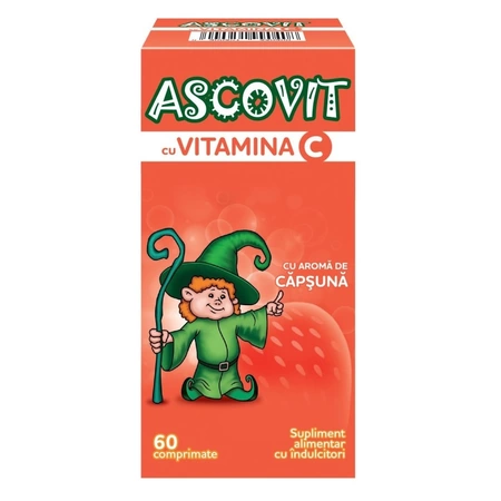 Ascovit Căpșuni, 60 comprimate, Perrigo