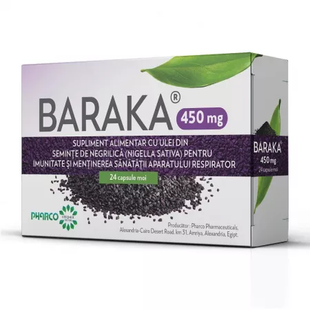 Baraka 450 mg, 24 capsule, Pharco
