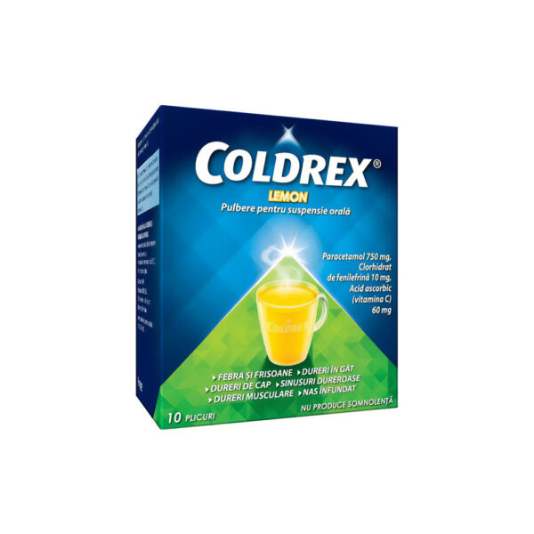 Coldrex Honey & Lemon, 10 plicuri, Perrigo