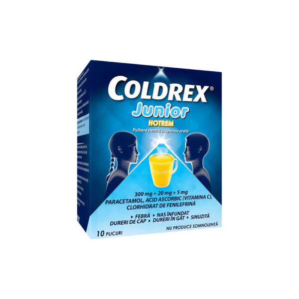 Coldrex Junior HotRem, 10 plicuri, Perrigo