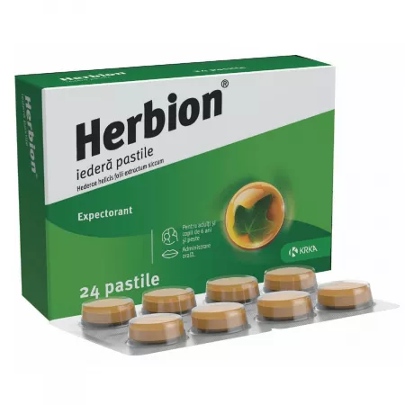 Herbion Iederă 35 mg, 24 pastile, Krka
