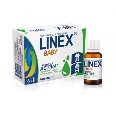 Linex Baby, picături orale, 8 ml, Sandoz