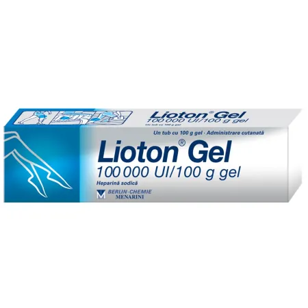 Lioton Gel 100000U, gel, 100 g, Berlin Chemie