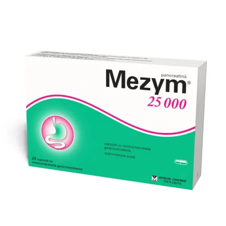 Mezym 25000, 20 capsule, Berlin Chemie