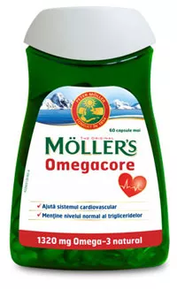 Omegacore, 60 capsule moi, Möller’s