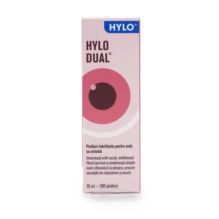 Hylo Dual, picături oftalice, 10 ml, Ursapharm