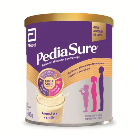 PediaSure Vanilie, pulbere, 400g, Abbot