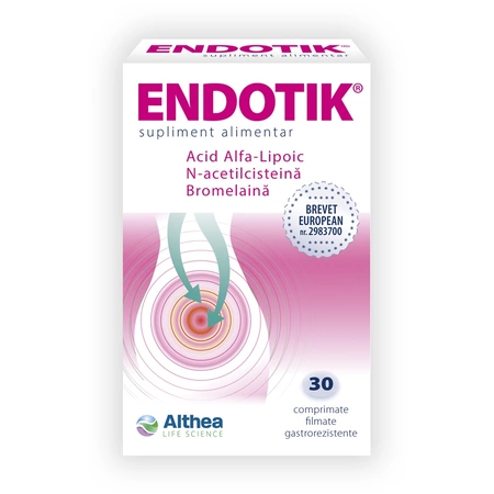 Endotik, 30 comprimate filmate, Althea Life Science