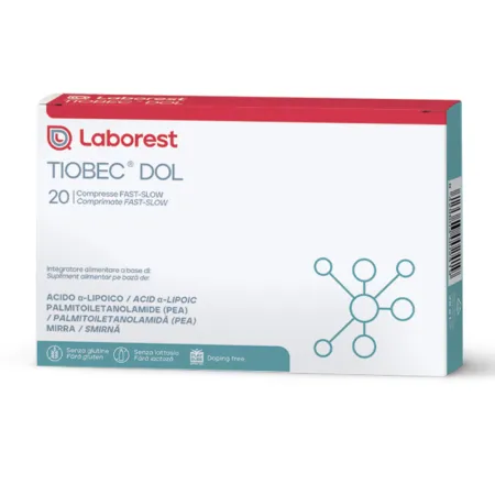 Tiobec Dol, 20 comprimate, Laborest Italia