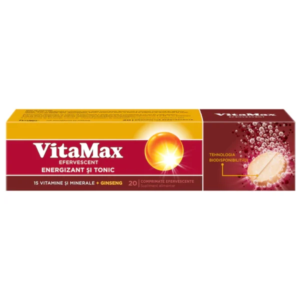 Vitamax, 20 comprimate efervescente, Perrigo