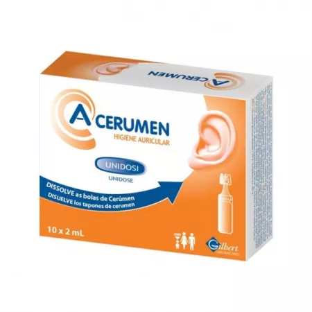 A‑Cerumen, soluție auriculară, 10 doze x 2 ml, Gilbert