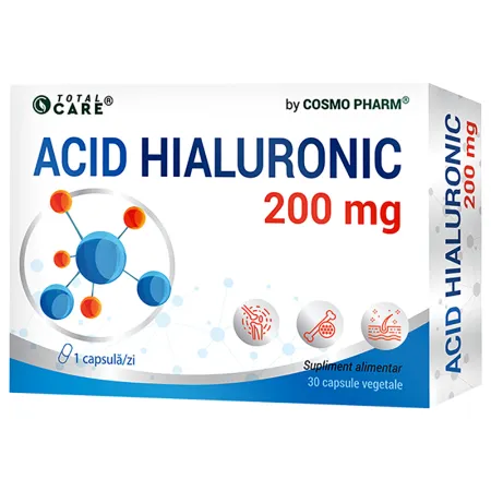 Acid hialuronic 200 mg, 30 capsule, Cosmo Pharm