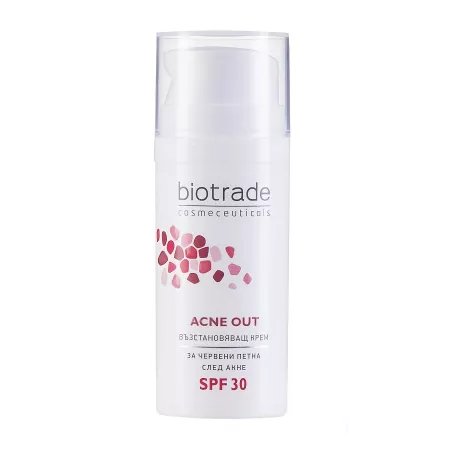 Acne Out Crema Reparatoare SPF 30, 30ml, Biotrade