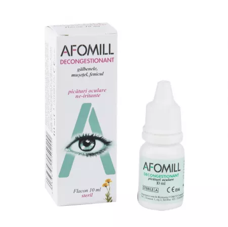 Afomill Decongestionant, picături oftalmice, 10 ml, AF United
