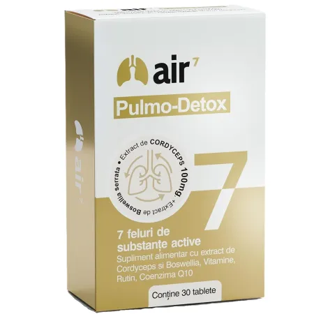 AIR 7 Pulmo Detox, 30 comprimate, Green Splid