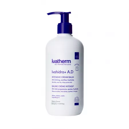 Ivahidra+ AD cremă balsam intens emolientă, 400 ml, Ivatherm