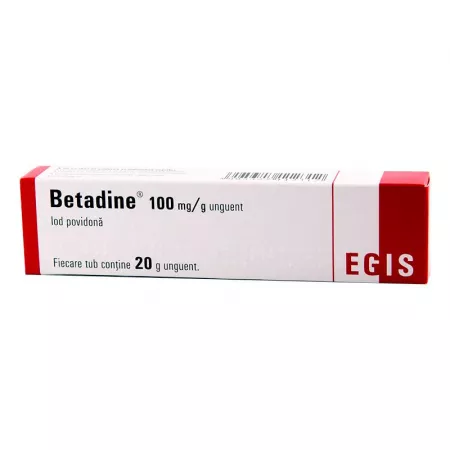 Betadine 10%, unguent, 20 g, Egis