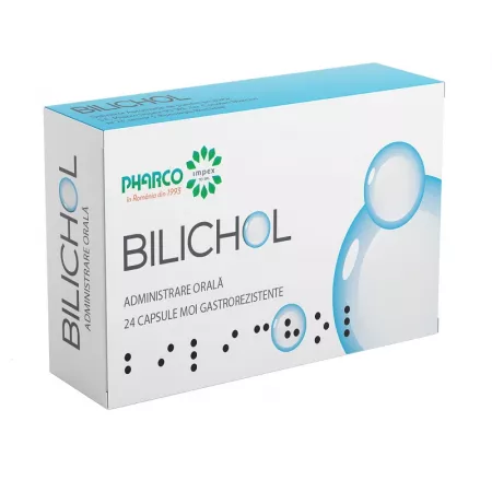 Bilichol, 24 capsule moi, Pharco