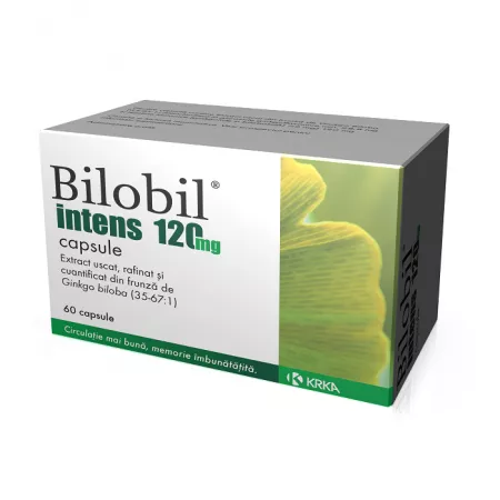 Bilobil Intens 120 mg, 60 capsule, KRKA