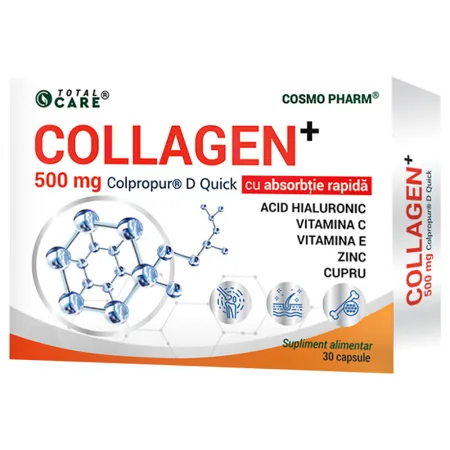 Collagen 500 mg, 30 capsule, Cosmo Pharm