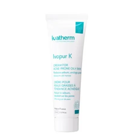 Ivapur K, cremă ten gras cu tendință acneică, 30 ml, Ivatherm