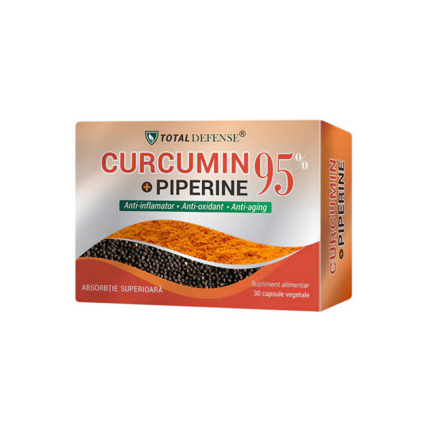 Curcumin + Piperină, 30 capsule, Cosmo Pharm