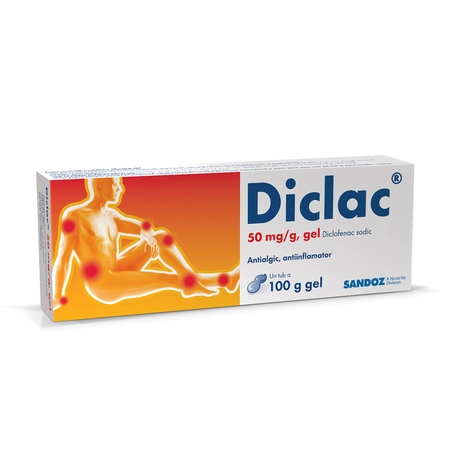 Diclac 5% Gel, 100g, Sandoz