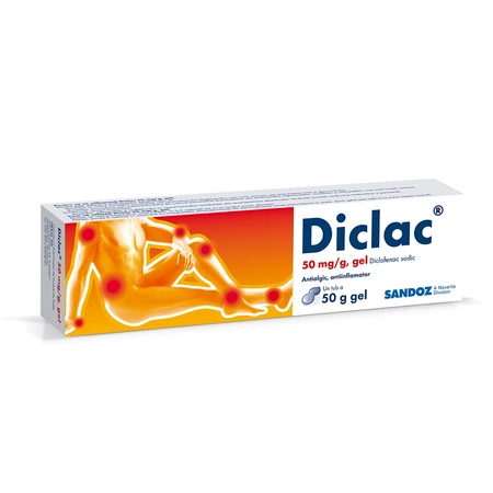 Diclac 5% Gel, 50g, Sandoz