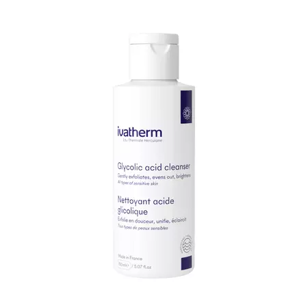 Gel curățare cu acid glicolic, 150 ml, Ivatherm