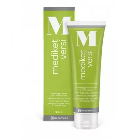 Mediket Versi, Gel de Spălare pentru Păr și Corp, 120 ml, Benemedo