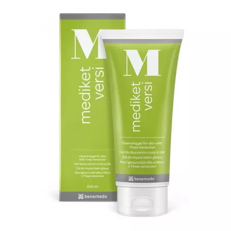 Mediket Versi, Gel de Spălare pentru Păr și Corp, 200 ml, Benemedo