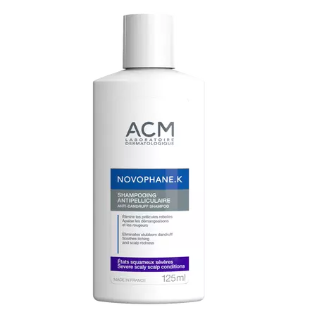 Novophane K Șampon Antimătreață Cronică, 125 ml, ACM
