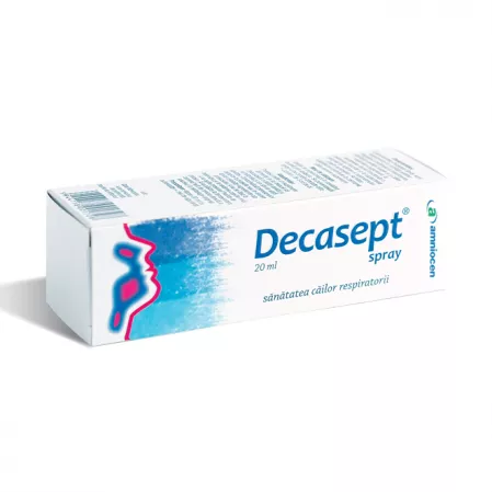 Decasept Spray Adulți, 20ml, Amniocen