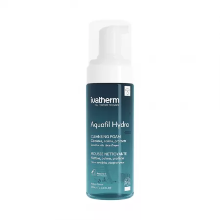 Aquafil Hydra spumă demachiantă, 160 ml, Ivatherm