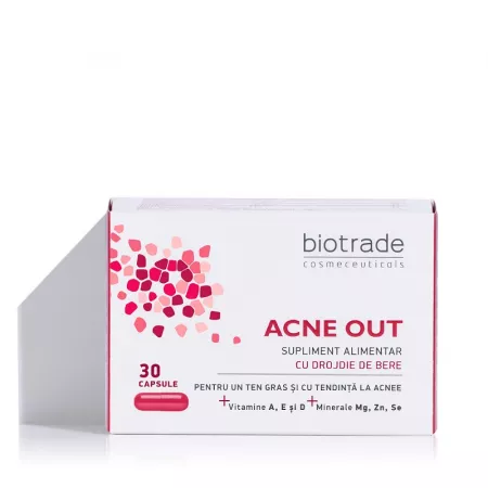 Acne Out, 30 capsule, Biotrade