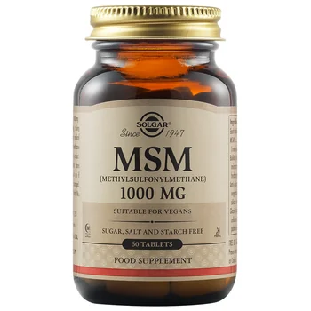 Solgar MSM 1000mg, 60 tablete, Solgar