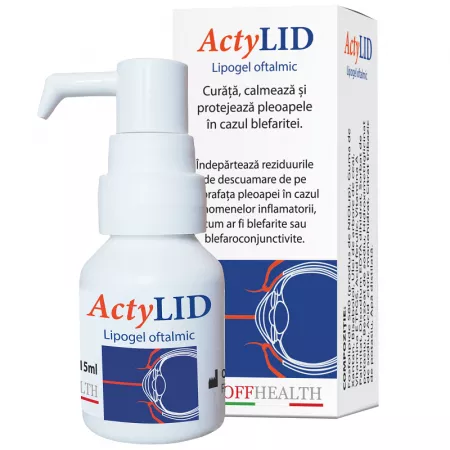 Actylid lipogel oftalmic, 15 ml, Inocare Pharm