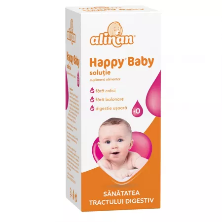 Alinan Happy Baby, solutie anticolici, 20 ml, Fiterman Pharma