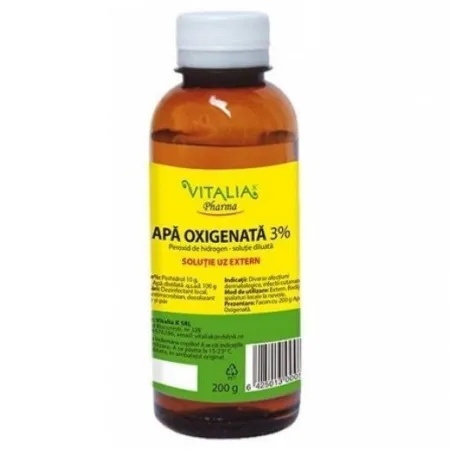 Apa oxigenata 3%, 200g, Vitalia