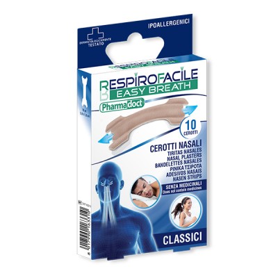 Benzi nazale respiri usor, 10 buc, Pharmadoct