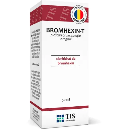 Bromhexin T 2mg/ml sol.orala-pic, 50 ml, Tis