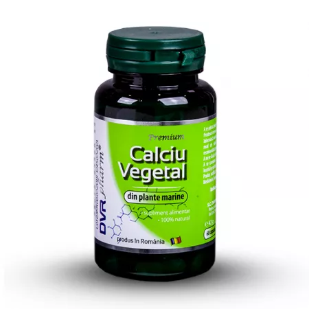 Calciu vegetal, 60 capsule, DVR Pharm