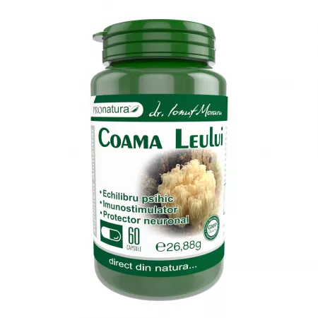 Coama leului, 60 capsule, Pro Natura