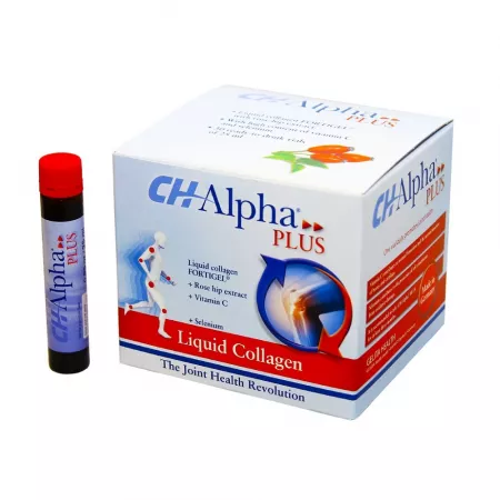 CH-Alpha Plus Colagen lichid, 30 fiole buvabile, Gelita Health