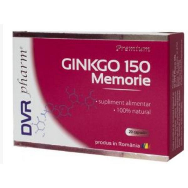 Ginkgo 150 Memorie, 20 capsule, DVR Pharm