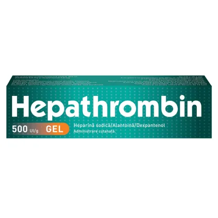 Hepathrombin 500UI/g gel, 40 g, Stada
