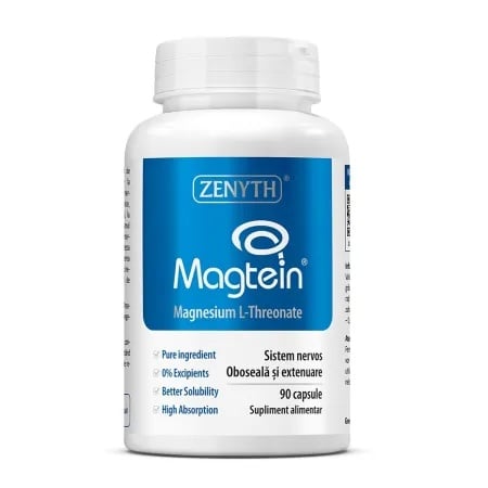 Magneziu L-Threonate Magtein, 90 capsule, Zenyth